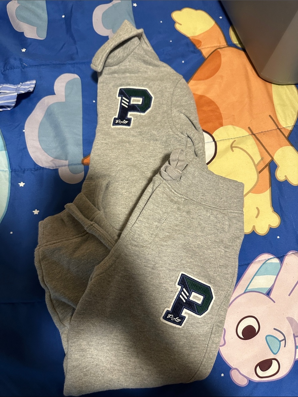 Polo by Ralph Lauren Grey Logo Sweatpants for Kids